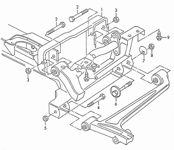 Шайба VAG OE (подвески пер подвески развальн T4)