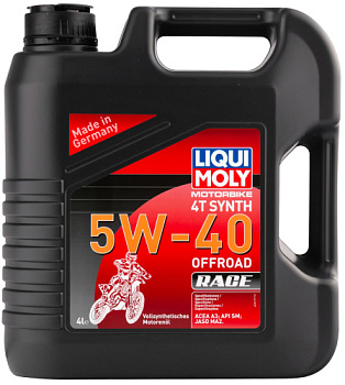 Масло мот LM 5W40 Motorbike 4T Synth Offroad Race 4L