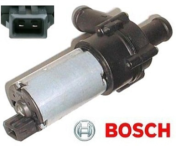 Насос водяной эл. дополнительный BOSCH (фишка квадрат с двумя напр/20x26mm)