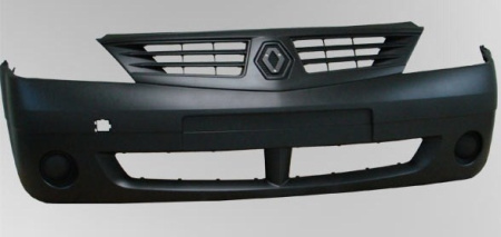 Бампер RENAULT LOGAN 04-10 пер OE (+/-птф)