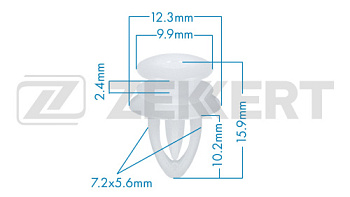 Пистон GM ZEKKERT (обивок)