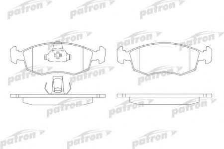 Колодки торм DACIA LOGAN/LARGUS пер PATRON GDB1749=217232