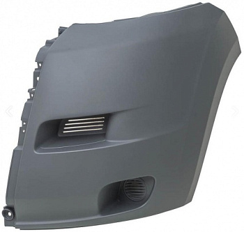Бампер FIAT DUCATO/PEUGEOT BOXER/CITROEN JUMPER 06-14 пер лев часть EUROBUMP (+/-птф)