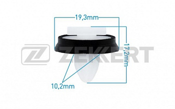 Пистон FIAT ZEKKERT (молдинга наружного)