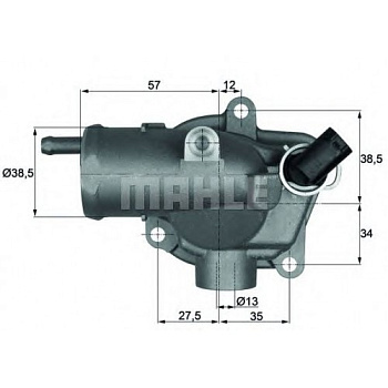 Термостат MB W203/W210 2.0-2.7CDi MAHLE TH35092G1