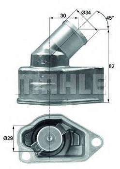 Термостат CHEVROLET CAPTIVA 2.0/LACETTI 1.8 BEHR-HELLA