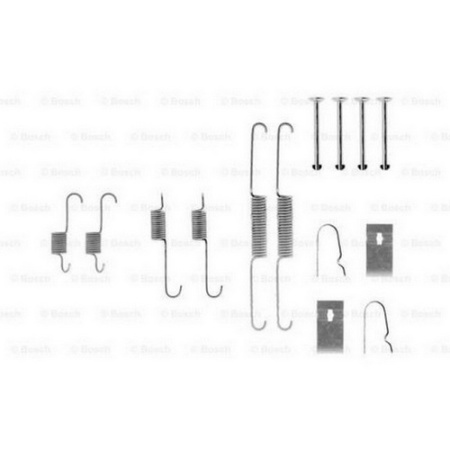 Р/к колодок KIA SPECTRA задн MASTERKIT