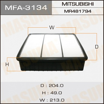 Фильтр возд MITSUBISHI MASUMA C2136/1