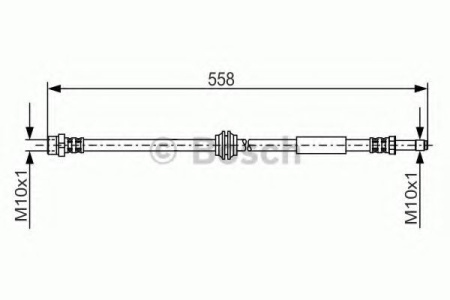 Шланг торм VW T5 пер BOSCH PHB555