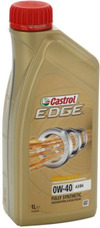 Масло мот CASTROL 0W40 EDGE A3/B4 1L