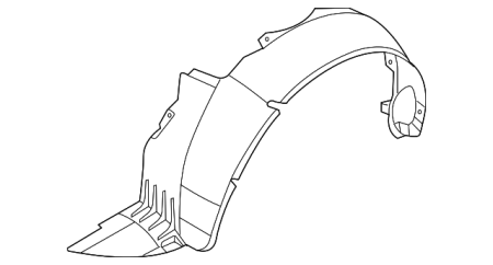 Локер CHEVROLET AVEO T250 SED 06-11 пер прав OE
