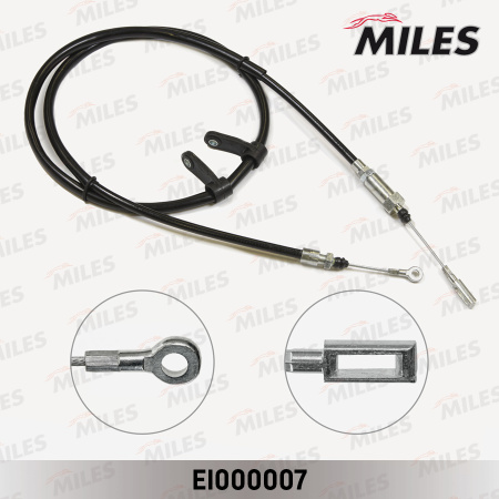 Трос ручника FIAT DUCATO 06- пер часть MILES