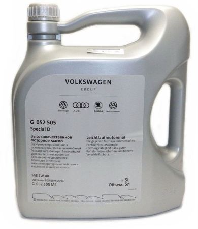 Масло мот VAG 5W40 Special D 5L (505.00)