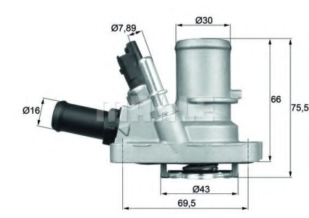 Термостат FIAT ALBEA MAHLE
