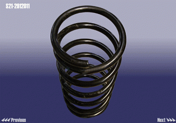 Пружина подвески CHERY KIMO/QQ6 задн OE