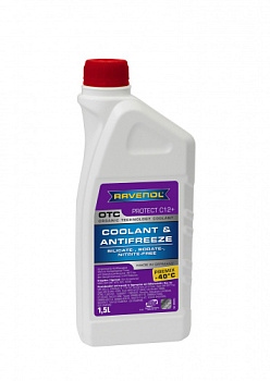 Антифриз RAVENOL красн 1.5L (готовый -40/G12/G12+)