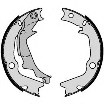 Колодки ручника HYUNDAI GETZ OE GS8782=424400