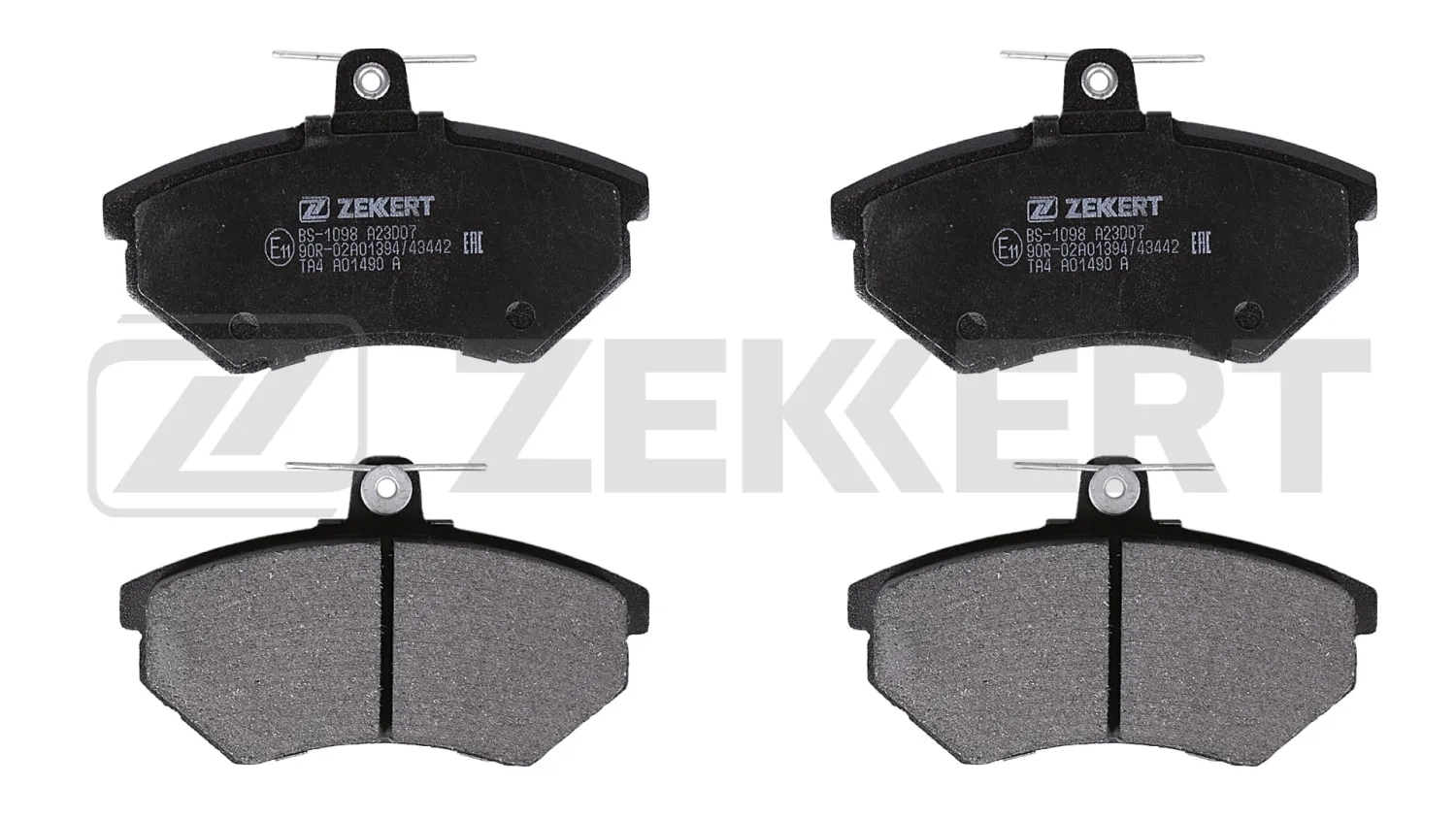 Колодки торм CHERY AMULET/VW PASSAT B3 пер ZEKKERT (см. GDB826 НЕВЕНТ)