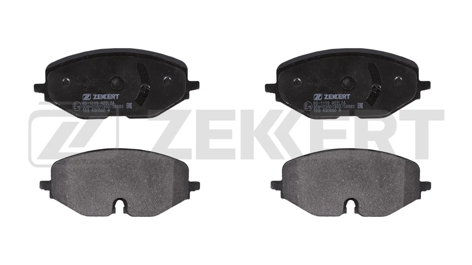 Колодки торм Audi A3 III 19-, Skoda Octavia (NX3, NN3, NX5) 19-, VW Golf VIII 19- , Seat Leon III 19- перед ZEKKERT