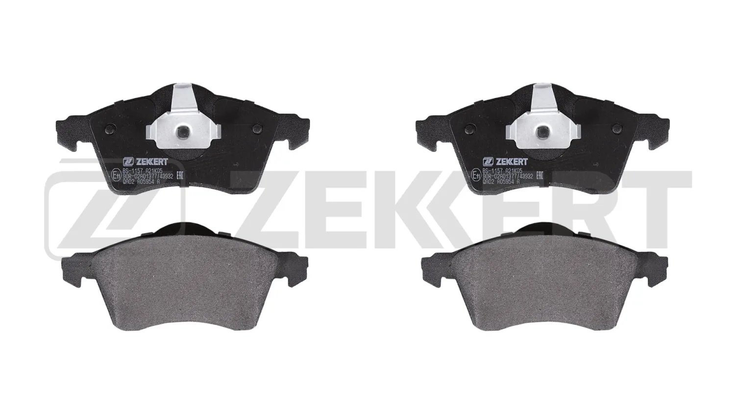 Колодки торм VW T4 96-03 пер 15" ZEKKERT GDB1391