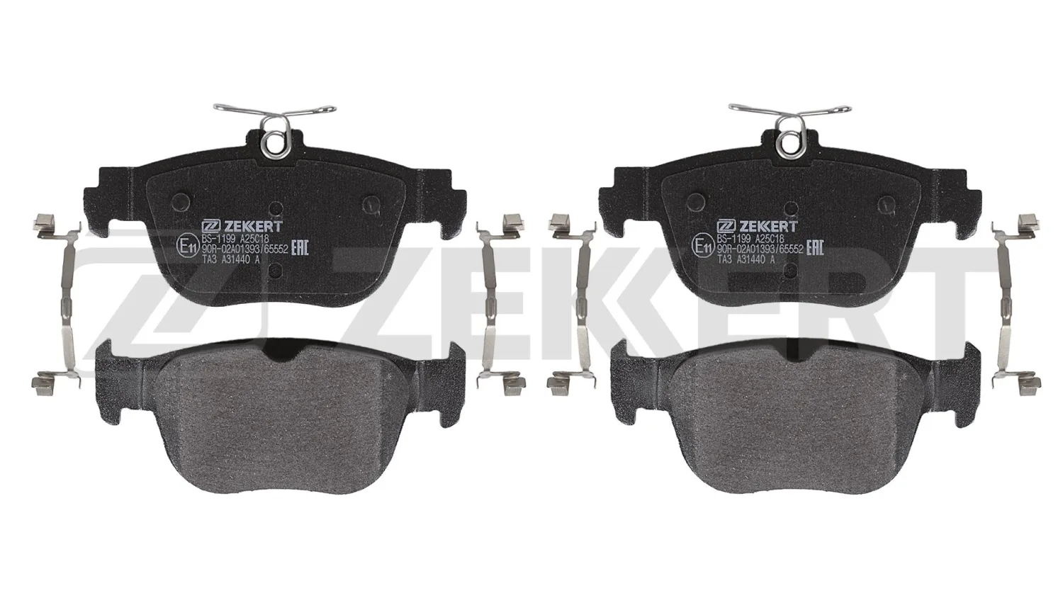Колодки торм Audi A3 III 19-, Skoda Octavia (NX3, NN3, NX5) 19-, VW Golf VIII 19- , Seat Leon III 19- зад ZEKKERT