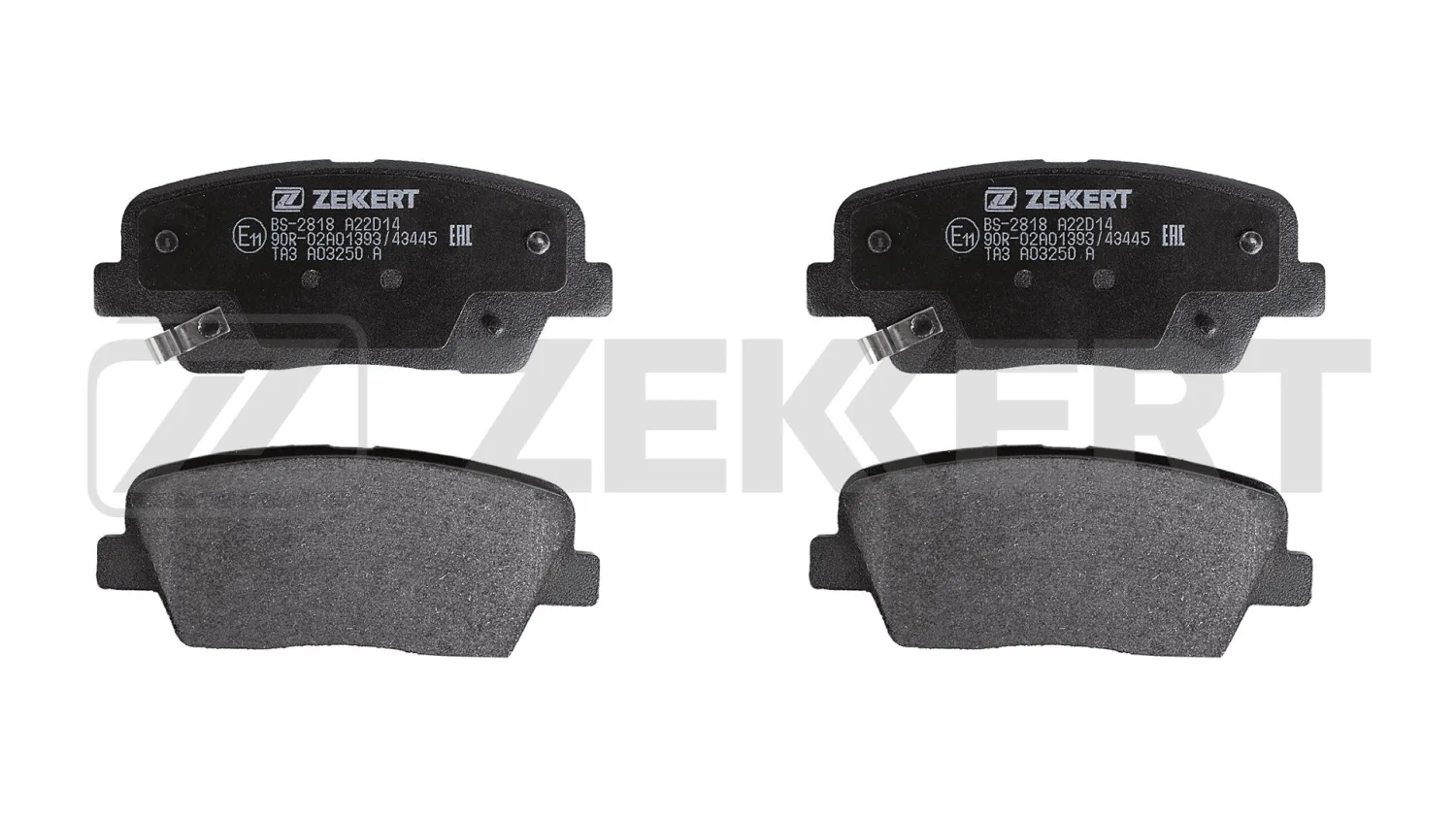 Колодки торм KIA SORENTO 08- зад ZEKKERT GDB3499=SP1247